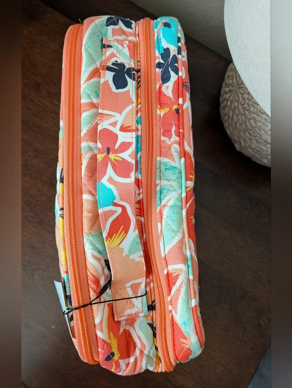 Vera Bradley Large Blush and Brush Cosmetic Bag